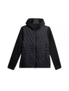 Women's Holma Quilt Hybrid Zip-Up Hoodie Black - J.LINDEBERG - BALAAN 2