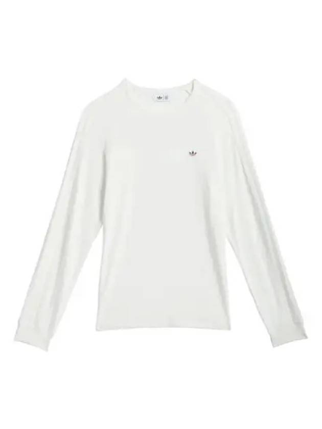 adidas clat lip long sleeve t shirt core white - ADIDAS - BALAAN 1