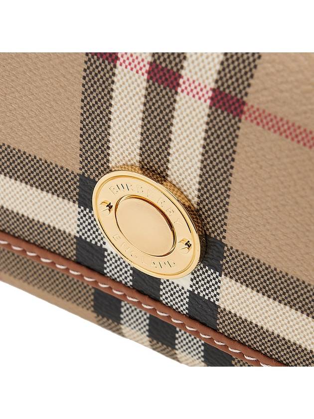 Check Half Wallet Beige - BURBERRY - BALAAN 7