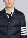 Men's 4 Bar Stripe Matte Finish Padding Navy - THOM BROWNE - BALAAN 7