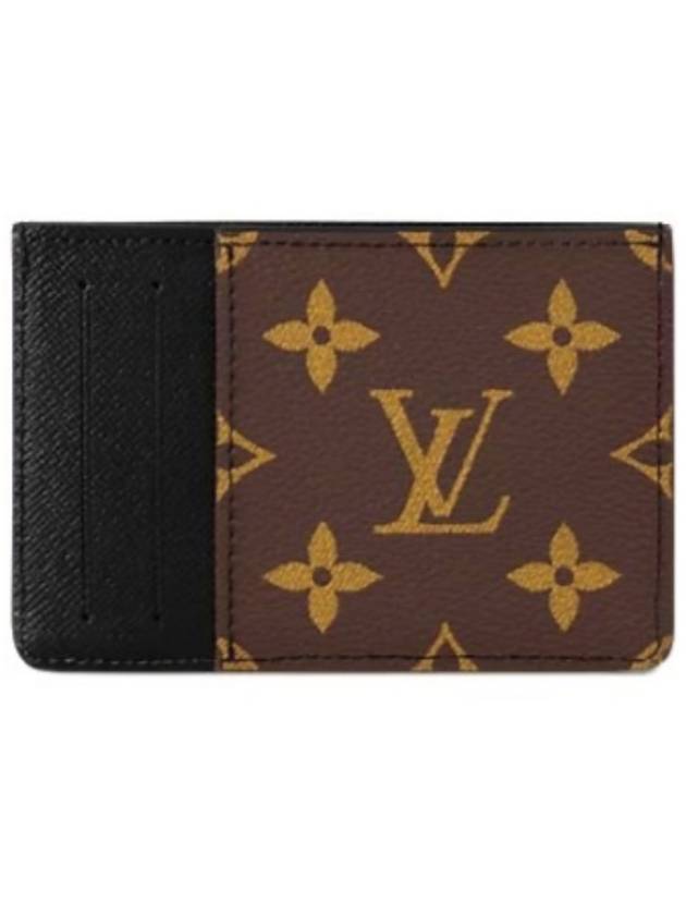 Neo Porte Monogram Card Wallet Black Brown - LOUIS VUITTON - BALAAN 7