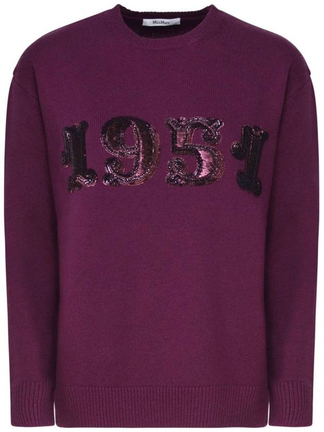 Max Mara Sweaters Purple - MAX MARA - BALAAN 1