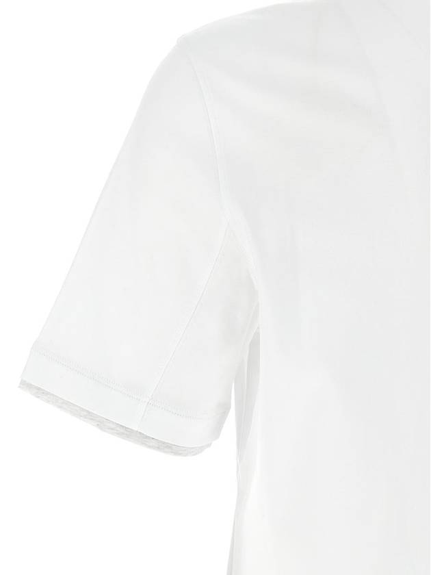 Short Sleeve T-Shirt M0B137427G CW787 White 1 - BRUNELLO CUCINELLI - BALAAN 5