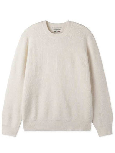 Wool blend sweater IVORY - BLACKBROWN - BALAAN 1