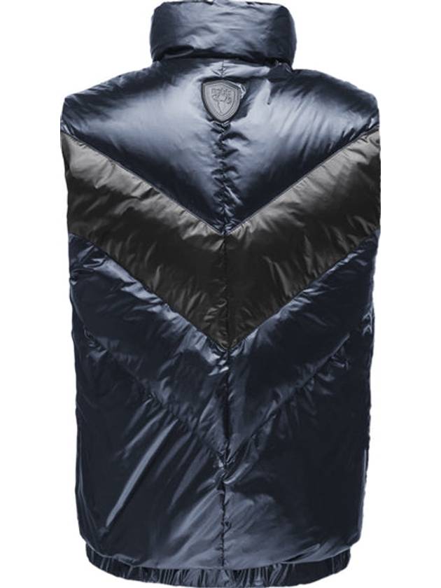 Kylo Chevron Quilted Vest Navy Black - NOBIS - BALAAN 3