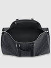 Keepall 55 Bandouliere Monogram Eclipse Duffel Bag Black - LOUIS VUITTON - BALAAN 4