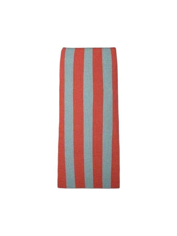 High Waist Stripe H-Line Skirt Red Pale Blue - SUNNEI - BALAAN 1