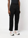 Stretch Sateen Loose Fit Cargo Pants Black - CP COMPANY - BALAAN 3