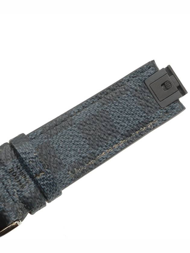 Damier Cobalt Graphite Canvas Tambour Watch Strap R15042 - LOUIS VUITTON - BALAAN 7