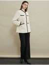 Pearl soft tweed jacket Ivory - MANAVIS7 - BALAAN 4