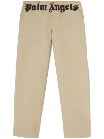 Palm Angels Chinos With Print - PALM ANGELS - BALAAN 1