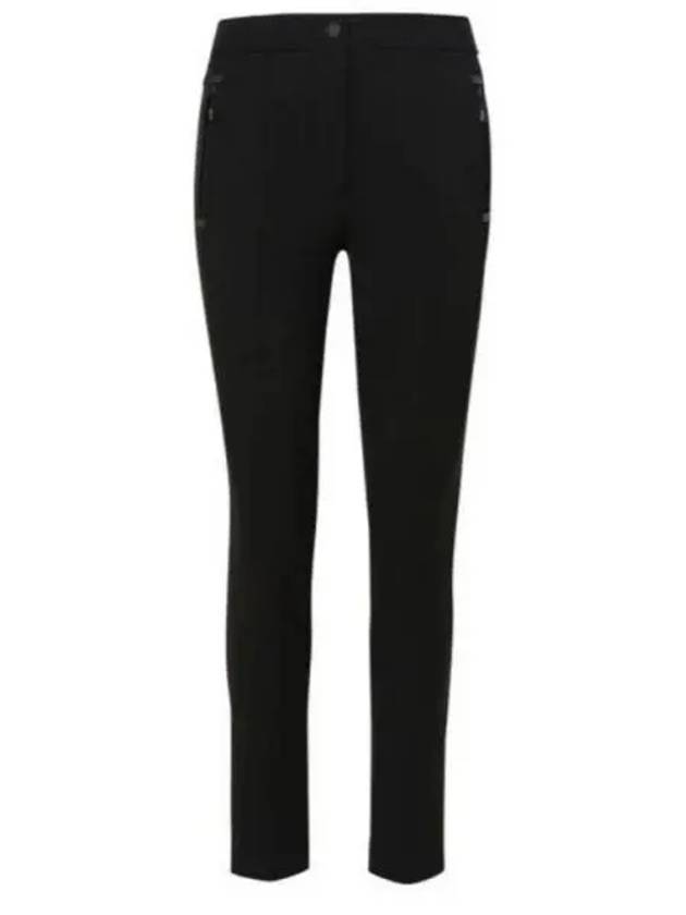 Twill Skinny Pants Black - MONCLER - BALAAN 2