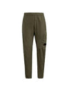 Lens Wappen Technical Cargo Track Pants Green - CP COMPANY - BALAAN 3