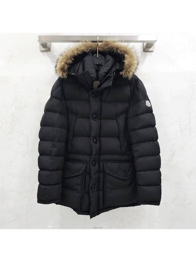 Lux You 0 Moncler black Cluny padded jumper - MONCLER - BALAAN 1