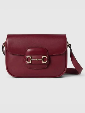 Horsebit 1955 Soft Mini Shoulder Bag Rosso Ancora - GUCCI - BALAAN 1