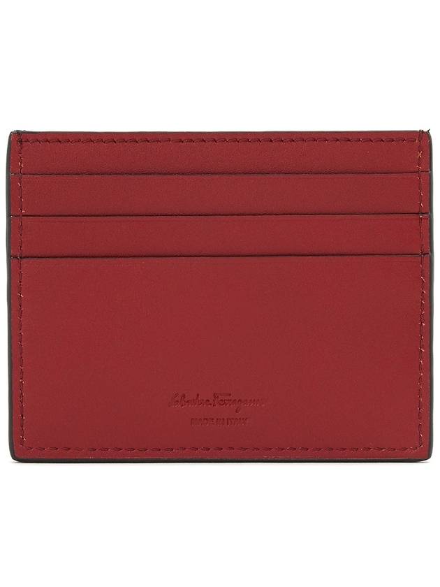 Revival Gancini Card Wallet Black - SALVATORE FERRAGAMO - BALAAN 4