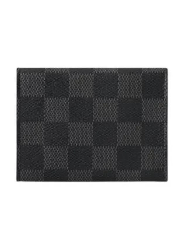 Damier Graphite Envelope Business Card Wallet Black - LOUIS VUITTON - BALAAN 3