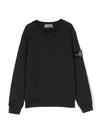 Wappen Patch Sweatshirt Black - STONE ISLAND - BALAAN 1