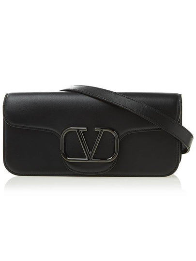 Rocco V Logo Cross Bag Black - VALENTINO - BALAAN 2