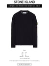 Wappen Patch Crew Neck Knit Top Navy - STONE ISLAND - BALAAN 3