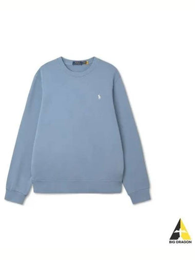 Loopback terry sweatshirt blue - POLO RALPH LAUREN - BALAAN 1