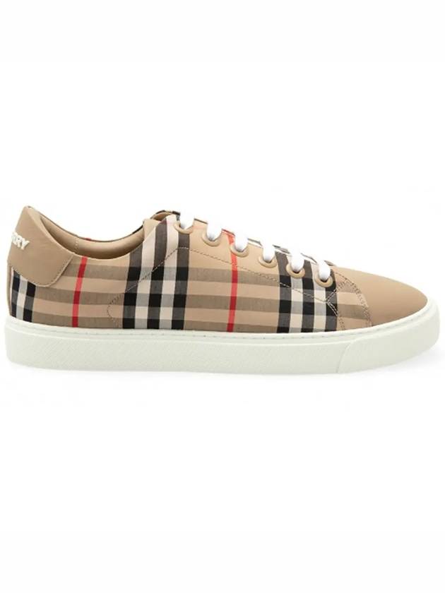 Vintage Check Low Top Sneakers Beige - BURBERRY - BALAAN 3