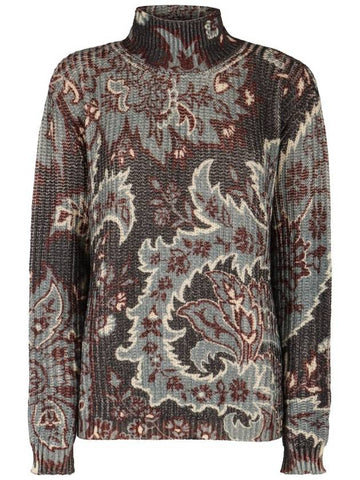 Etro Wool Turtleneck Sweater - ETRO - BALAAN 1