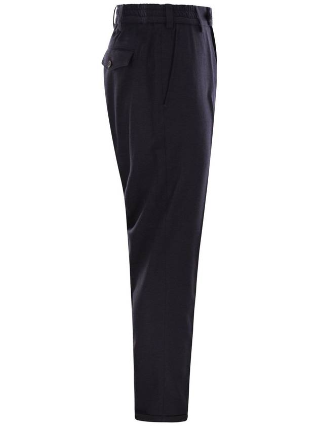 THE REBEL - Wool and cashmere trousers - PT TORINO - BALAAN 3