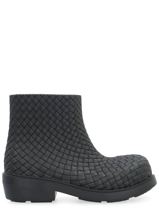 Fireman Rubber Rain Boots Black - BOTTEGA VENETA - BALAAN 2