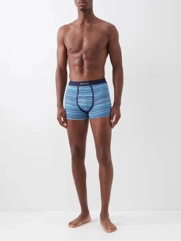 Paul Smith 7Pack Logo Waistband Cotton Blend Jersey Trunks - PAUL SMITH - BALAAN 3