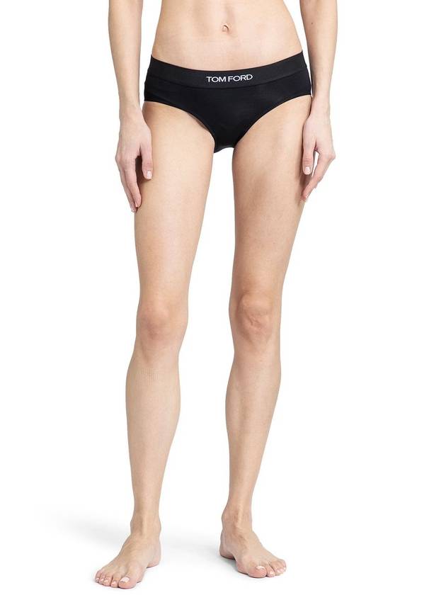 Jacquard Logo Band Panties Black - TOM FORD - BALAAN 4