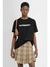 logo short sleeve t-shirt black - BURBERRY - BALAAN 4