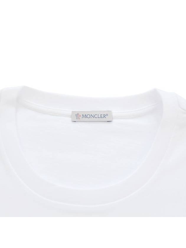 Women's Short Sleeve TShirt White 8C7A6 10 829FB 001 - MONCLER - BALAAN 4