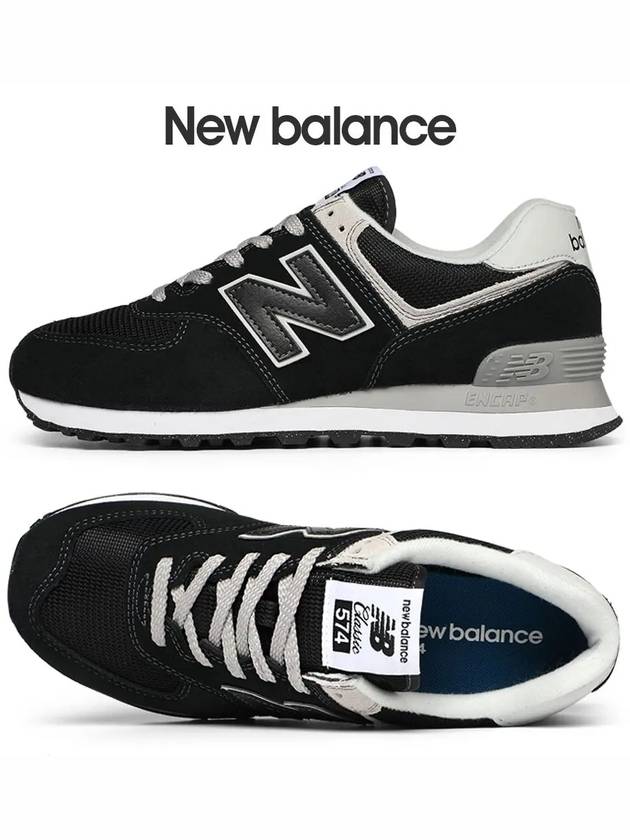 574 Low Top Sneakers Black - NEW BALANCE - BALAAN 2