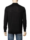 24SS Men's Polo Virgin Wool Knit Top Black FAI2551 - LORO PIANA - BALAAN 3