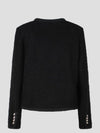 Chelsea Cashmere Bouclette Natté Jacket Black - CELINE - BALAAN 3