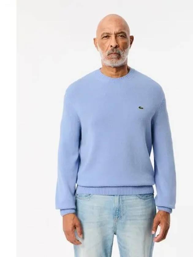 Basic Classic Fit Sweater Blue - LACOSTE - BALAAN 2