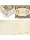 621887 GG Supreme Canvas White Leather Gold Plated Horsebit 1955 Card Case Wallet - GUCCI - BALAAN 6