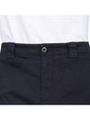 Stretch Satin Cargo Shorts Navy - CP COMPANY - BALAAN 8