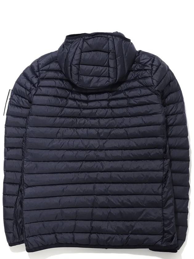 Loom Woven Chambers Down Padding Dark Navy - STONE ISLAND - BALAAN 3