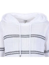 Striped hooded knit tee MK3MP335NVY - P_LABEL - BALAAN 4