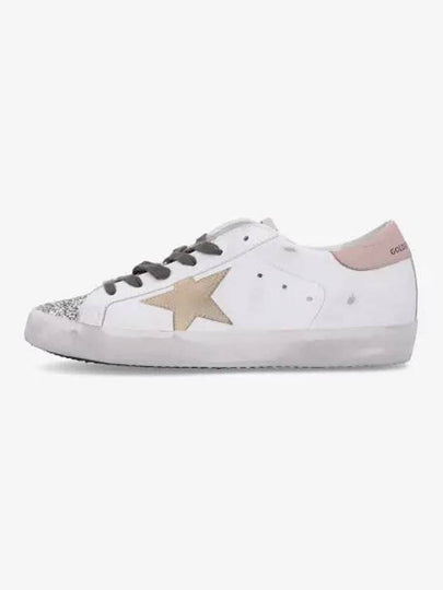 Platinum Glitter Toe Leather Low Top Sneakers White - GOLDEN GOOSE - BALAAN 2