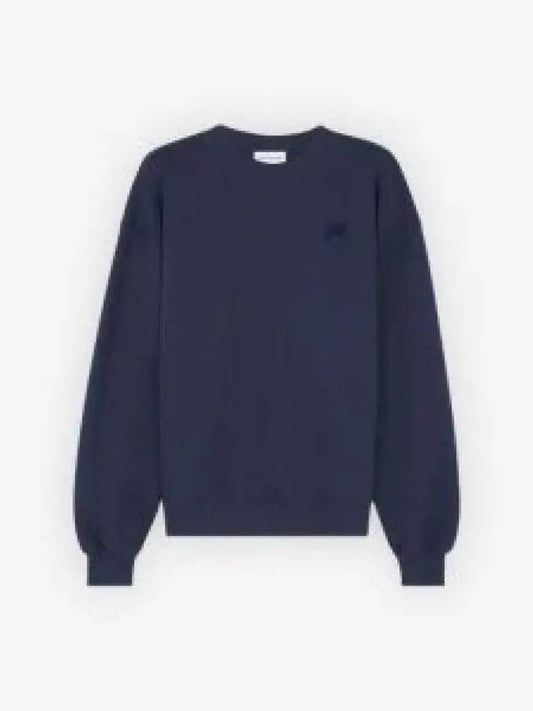 Bold Fox Head Patch Comfort Sweatshirt Ink Blue - MAISON KITSUNE - BALAAN 2