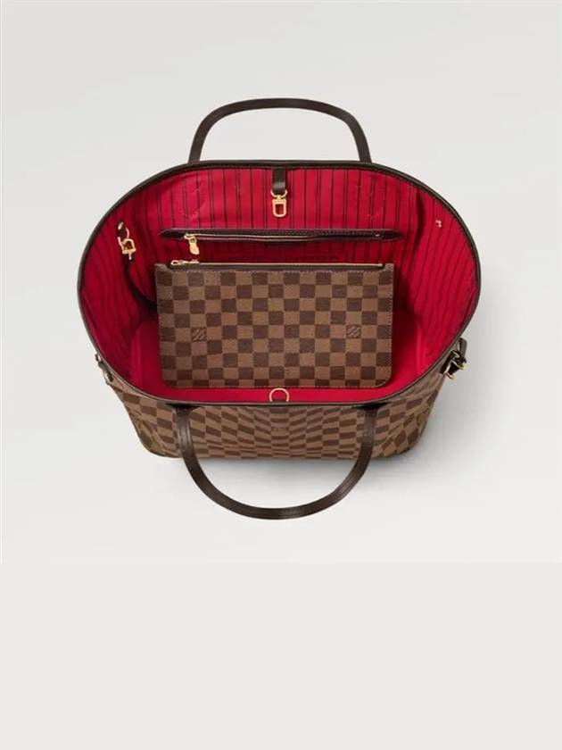 Neverfull MM Damier Tote Bag Brown - LOUIS VUITTON - BALAAN 4