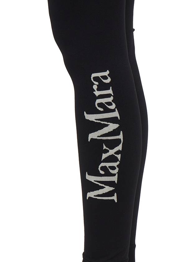 Basilea Nylon Leggings Black - MAX MARA - BALAAN 10