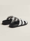 Chypre Calfskin Sandals Blanc - HERMES - BALAAN 5