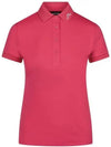 Tour Tech Short Sleeve Polo Shirt Azalea - J.LINDEBERG - BALAAN 2