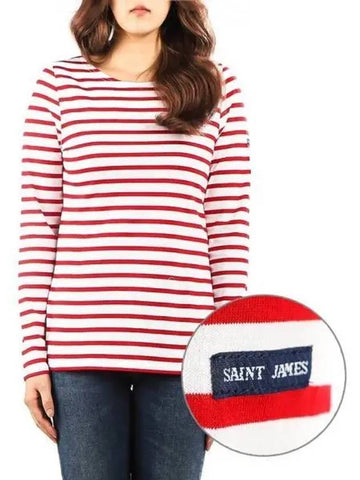 Women s Minquideum Long Sleeve T Shirt 271302 - SAINT JAMES - BALAAN 1