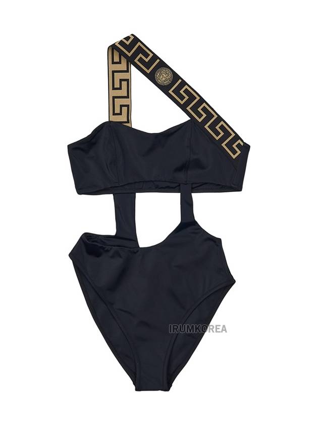 Cut Out One Piece Swimsuit Black - VERSACE - BALAAN 2