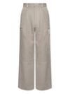 Virgin Wool Wide Pants Dove Grey - AMI - BALAAN 2